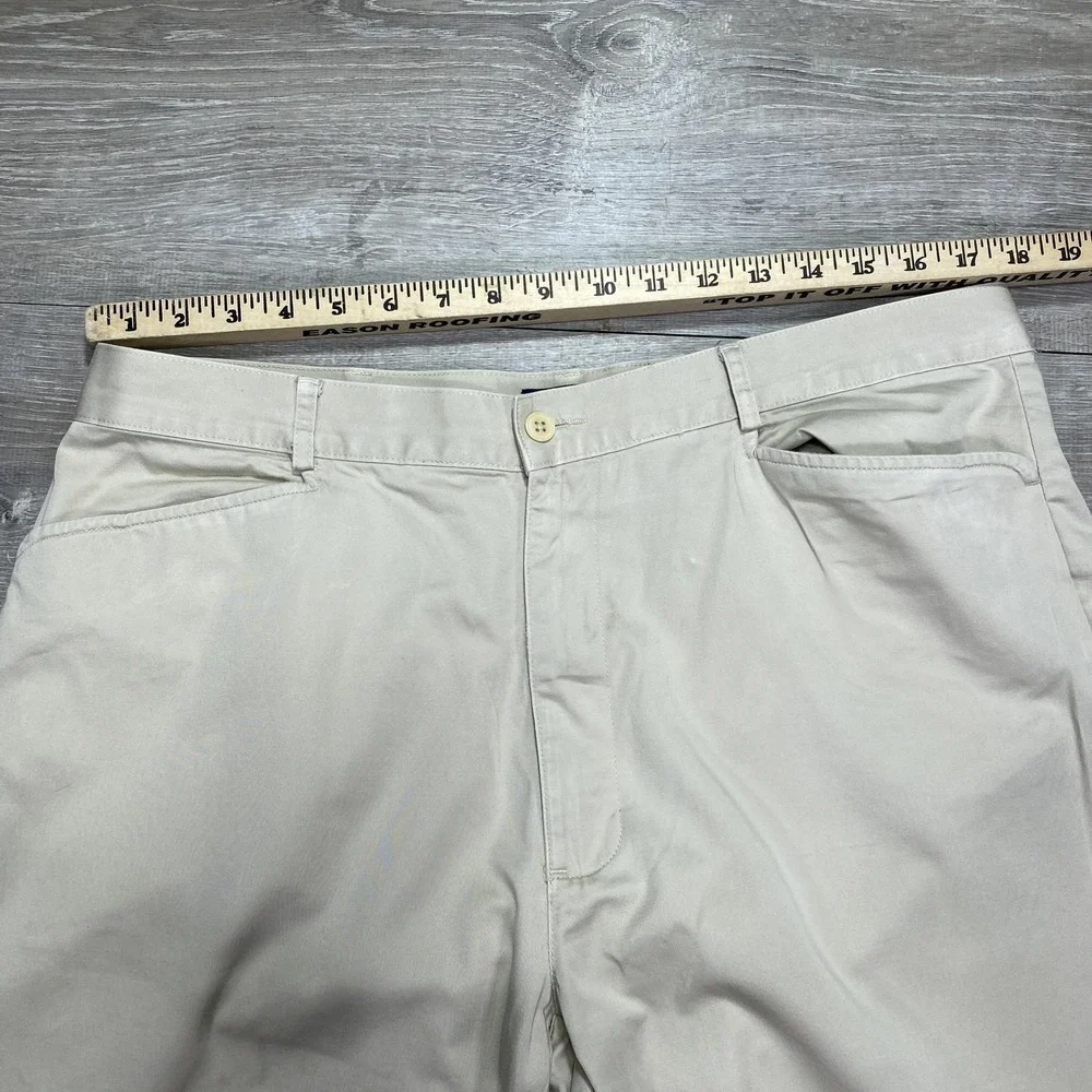 Polo Ralph Lauren Pants Mens‎ 38x32 Khaki Chino Classic Fit Beige 100% Cotton